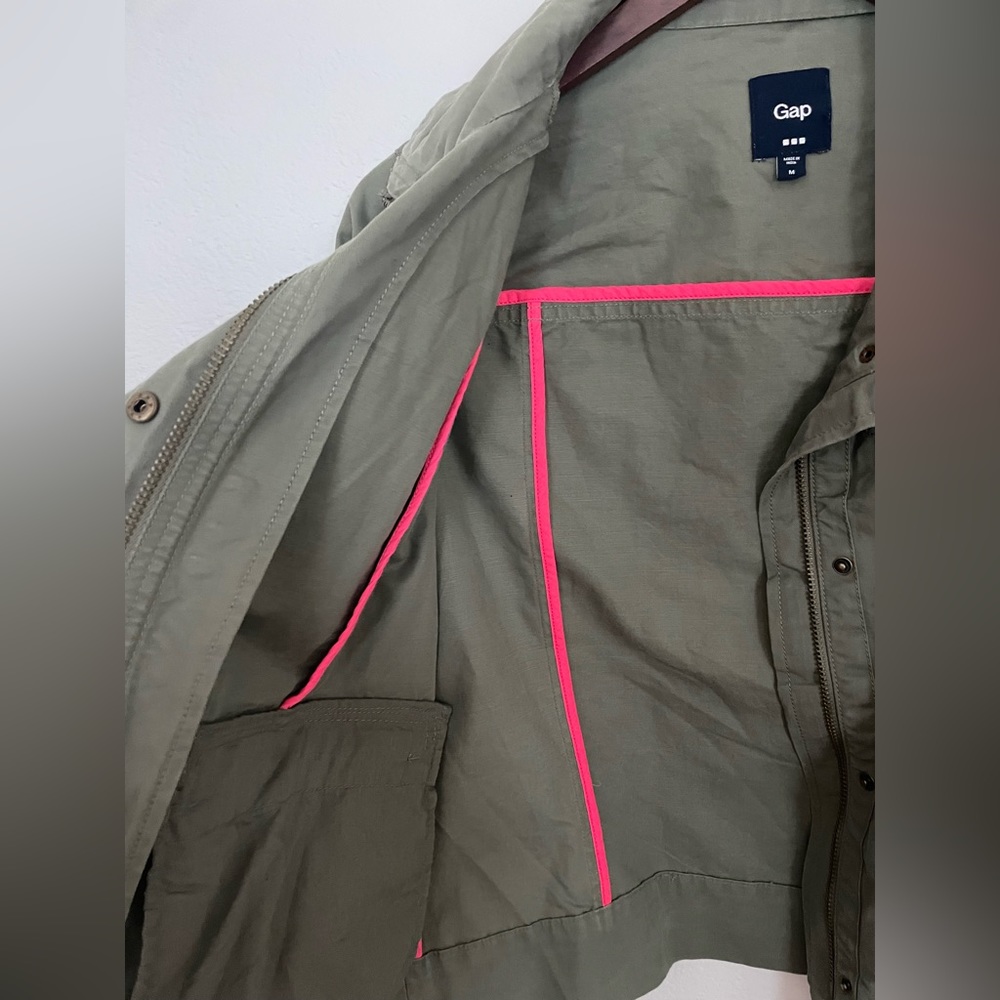 Gap Army Green Jacket - image 4
